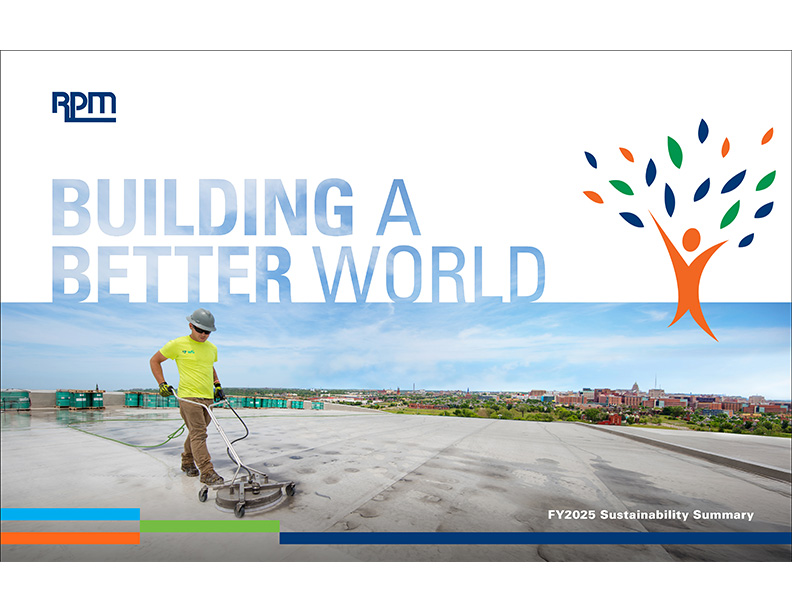 RPM 2025Sustainabilitysummary Cover